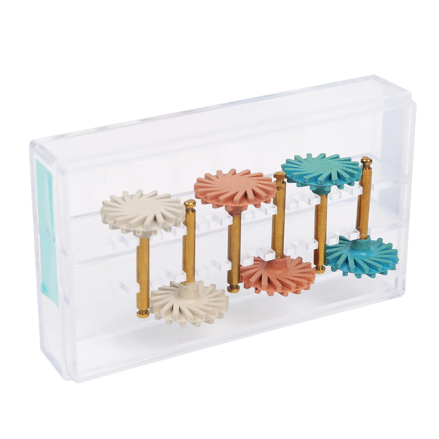 Dental Product Polishing Kit RA Composite Polisher Kit Diamond Spiral Wheel Disc