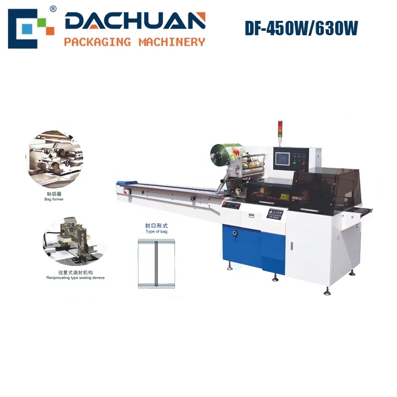 Fully automatic horizontal wrapping flow pack packing machine ice cream lolly popsicle packaging machine