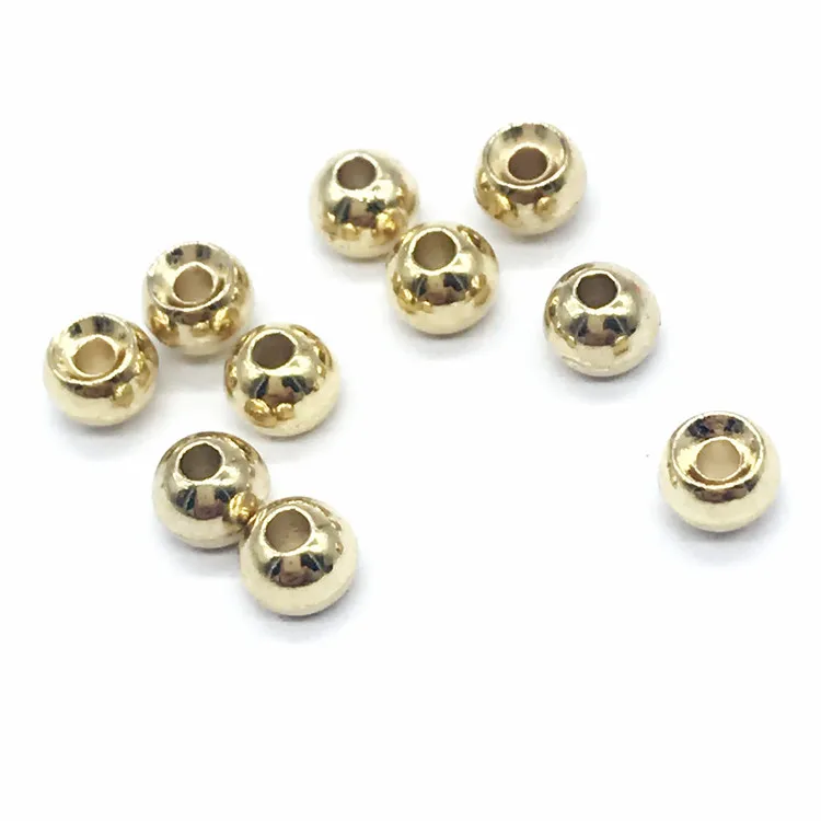 Fly tying system hair hook DIY Tungsten round beads gold silver tungsten beans nymph head DIY Tungsten round beads