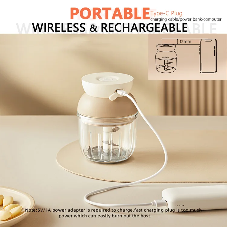 Detachable easy clean garlic press machine garlic mincer for kitchen and restaurant