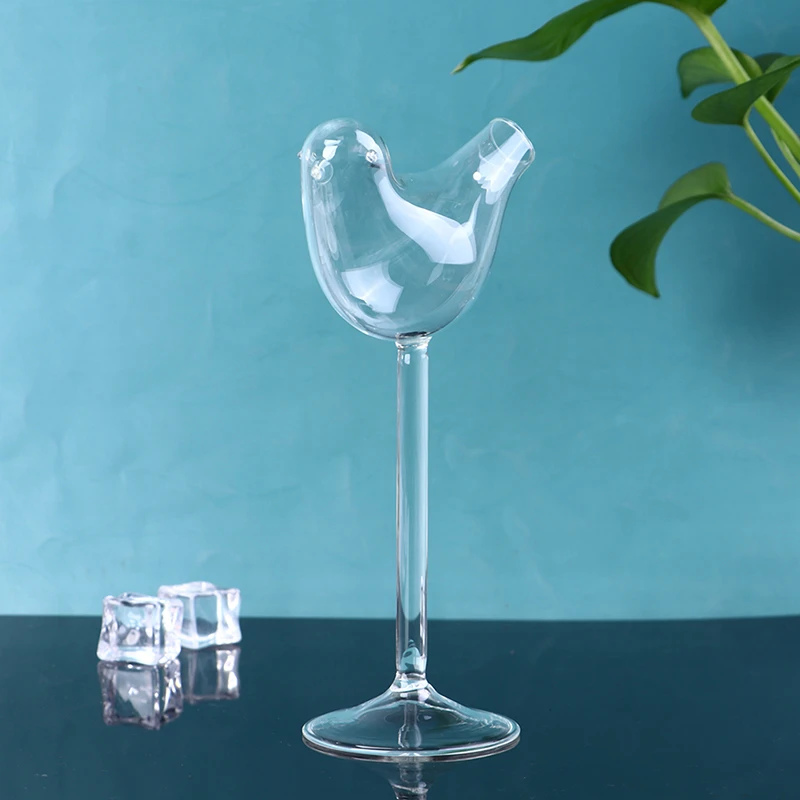 New models can be customised Creative Glass Bird Juice Glasses Personalised Wine Glasses cups glass