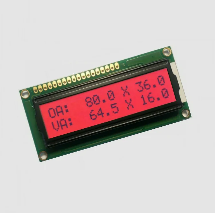 3 days lead time 2.6 inch rgb backlight graphic lcd display lcd display with red backlight 5V parallel red 16x2 lcd