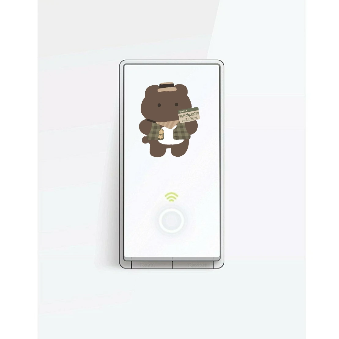 Белый Переключатель Wi-Fi для умного дома голосовое управление сертифицированный