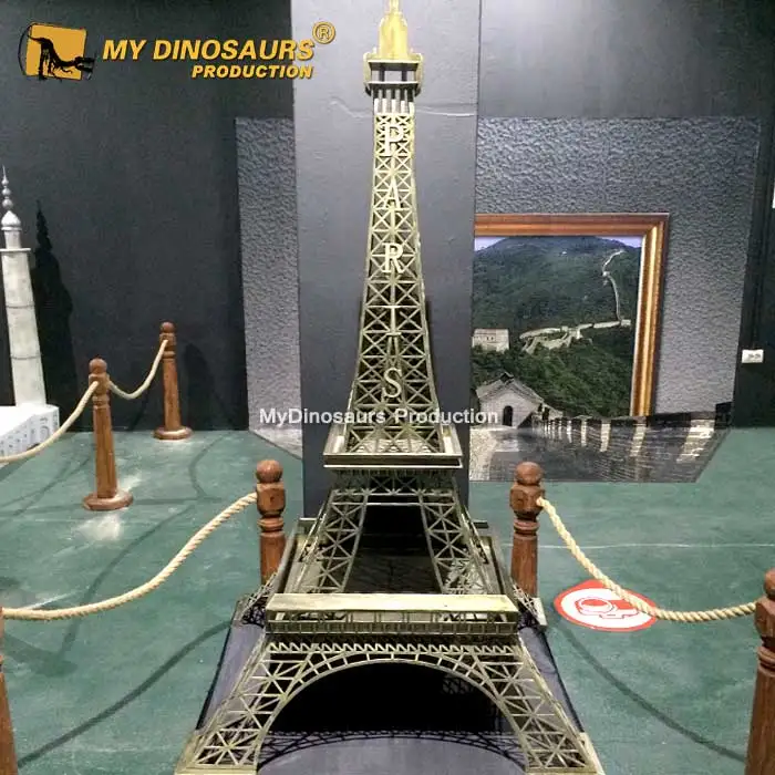  MY Dino-M13-6 миниатюрный парк скульптура металлическая Эйфелева