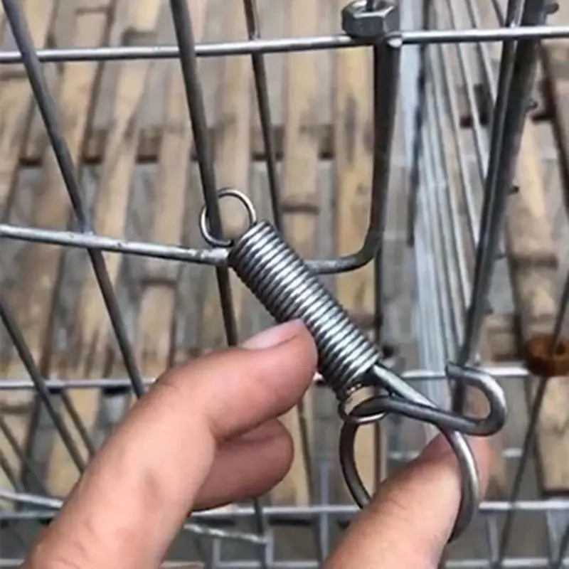  Горячие продажи кролик клетка аксессуары оцинкованная стальная проволока двери пружинная защелка