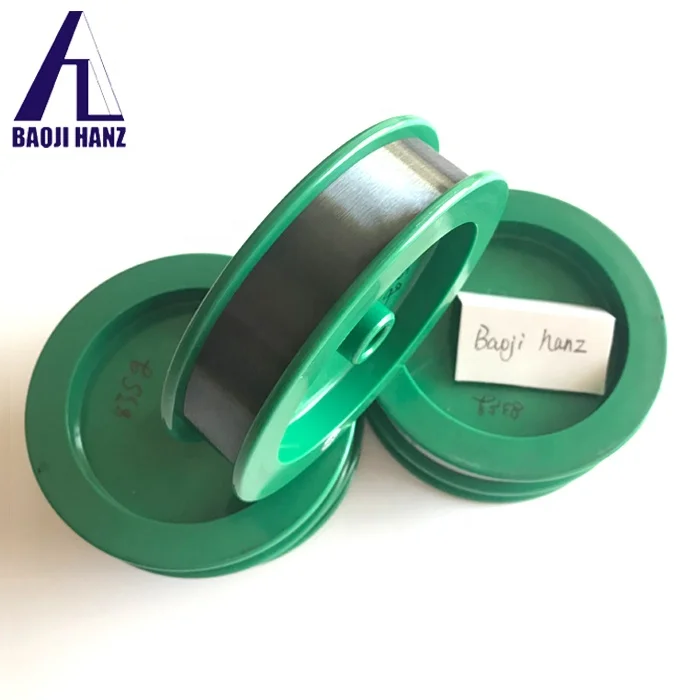 Baoji Hanz 99.95% Purity Black White Filament 0.03mm Pure Tungsten Wire
