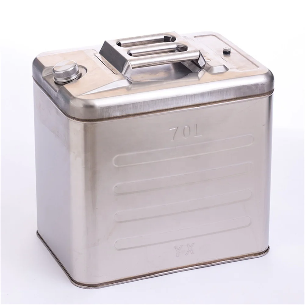 High Capacity Metal Thicken 50L 60L 70L 80L Storage Gasoline Diesel Oil Fuel Tank Jerry Cans Canisters
