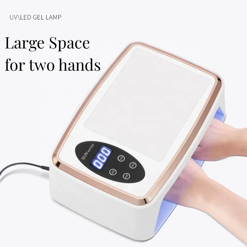 Professional High-Power Two Hands Pillow Press on Nails LED Nail Lamp Light Curing Machine Lamp Nail Dryer