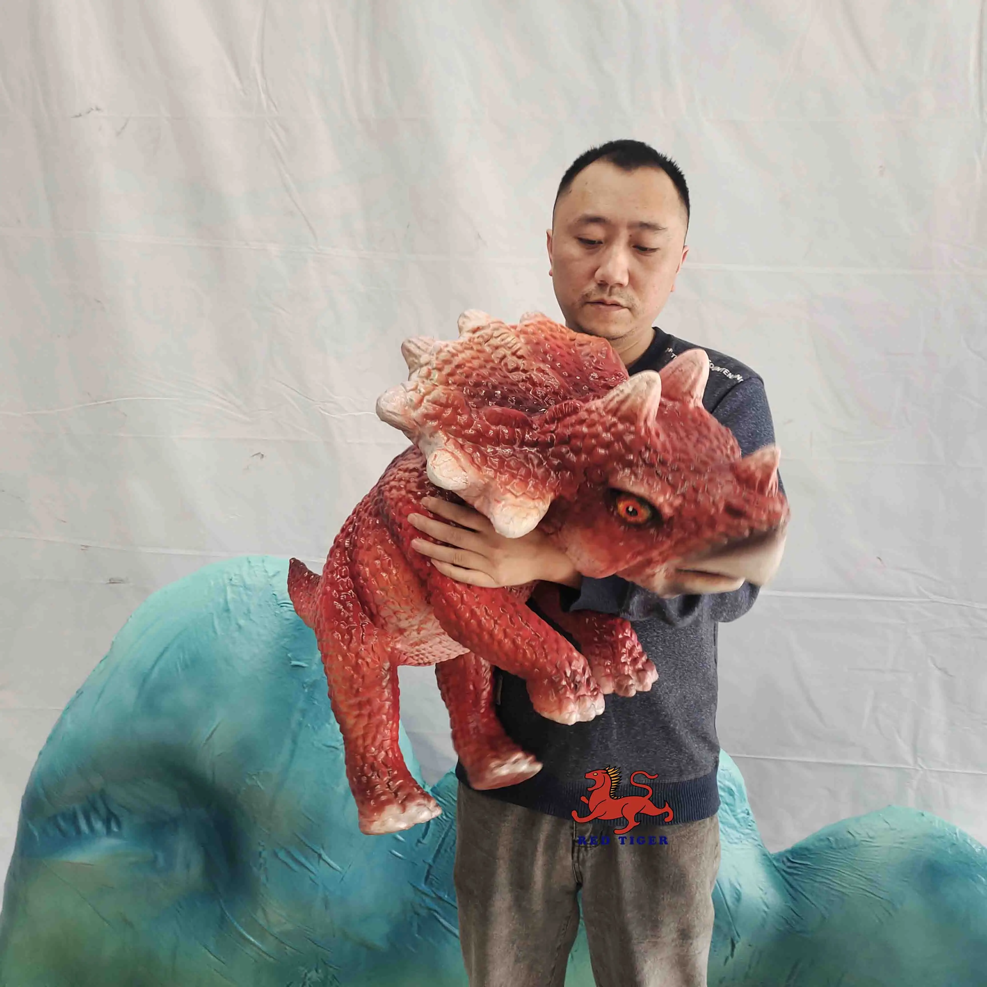 Simulation Dinosaur Hand Baby Puppet for Sale