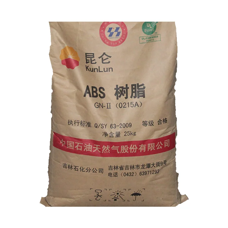 China Petroleum Kunlun brand ABS Plastic 0215A high gloss raw material
