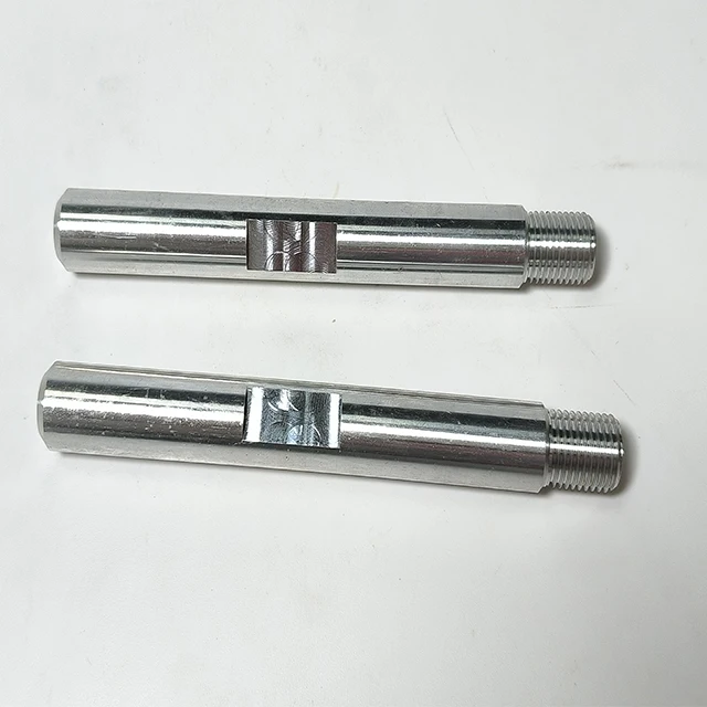 Professional Manufacturer Customized CNC Small Double Threaded 20mm Metal Pin Shaft High Precision Aluminum Spindle Shaft