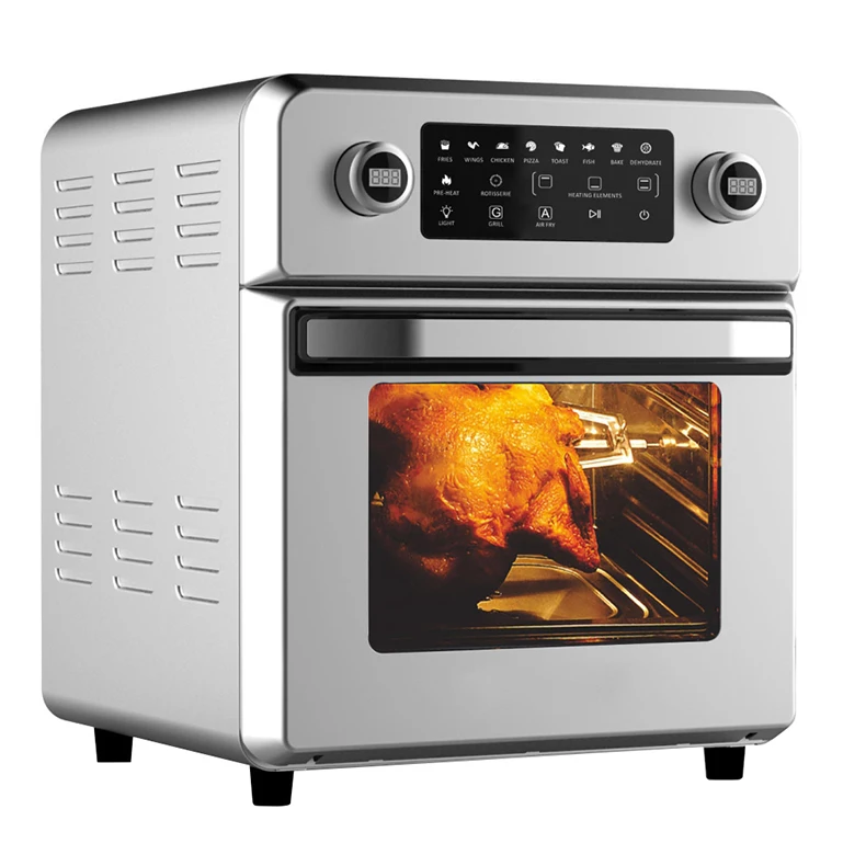 Factory wholesale 14.5 liter metal housing hot air fryer air fryer with glass window