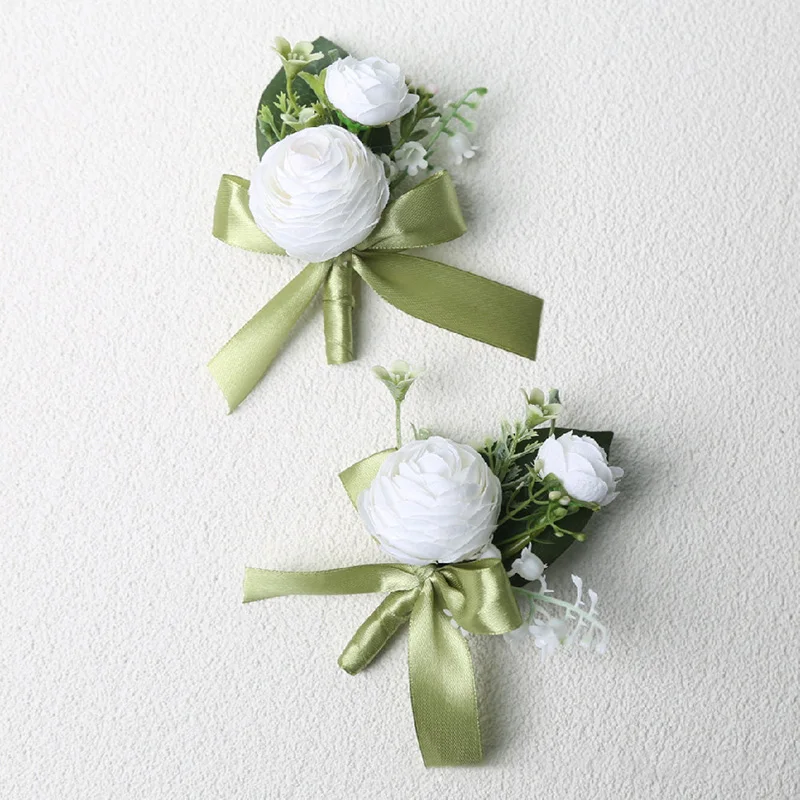 Wedding Bridal Wrist brooch pin corsage wedding accessories boutonniere men brooch corsage pin