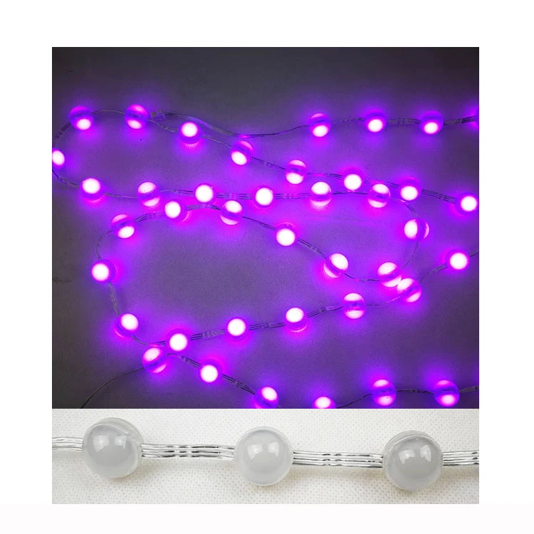 Indoor String Lights 20mm LED Ball Light Dimmable Remote Ball