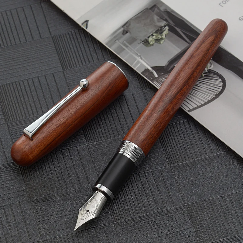 XIER Luxuriating wooden fountain pen 2022 novel design high-end gift pen custom logo business office gift