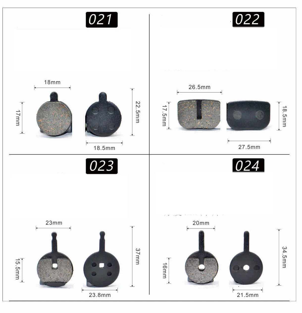 Various specifications have High quality brake pads for bicycle BB5 M355 M446 oil brake pads bicycle disc brake pad