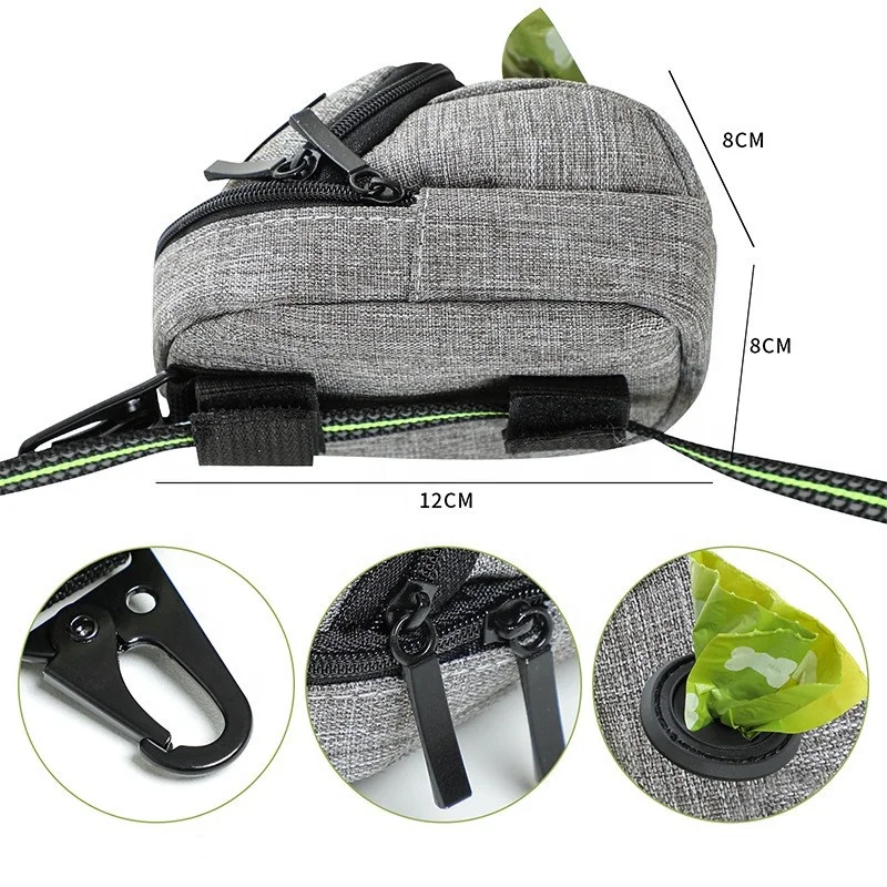 Juice Pet Outdoor Manufacturer Pet Poop Bag With Snack Storage Portable Dog Training Bag Travel Dog Treat Pouch