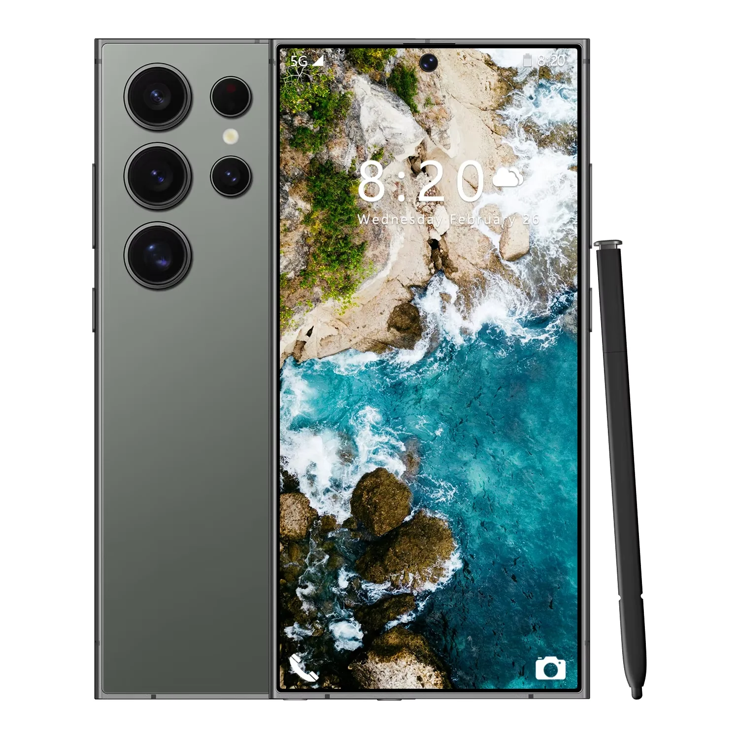 Iconic S24 Ultra 3GB+64GB Best Selling Global 5G Smartphone Cellphones 6.8 inch Screen 48+108MP Android 13 Cheap Cellphones