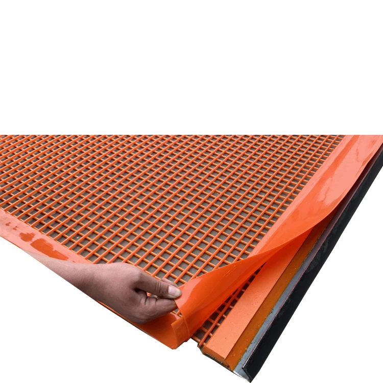 Polyurethane screen abrasion-resistant in high screening rate in mining industry