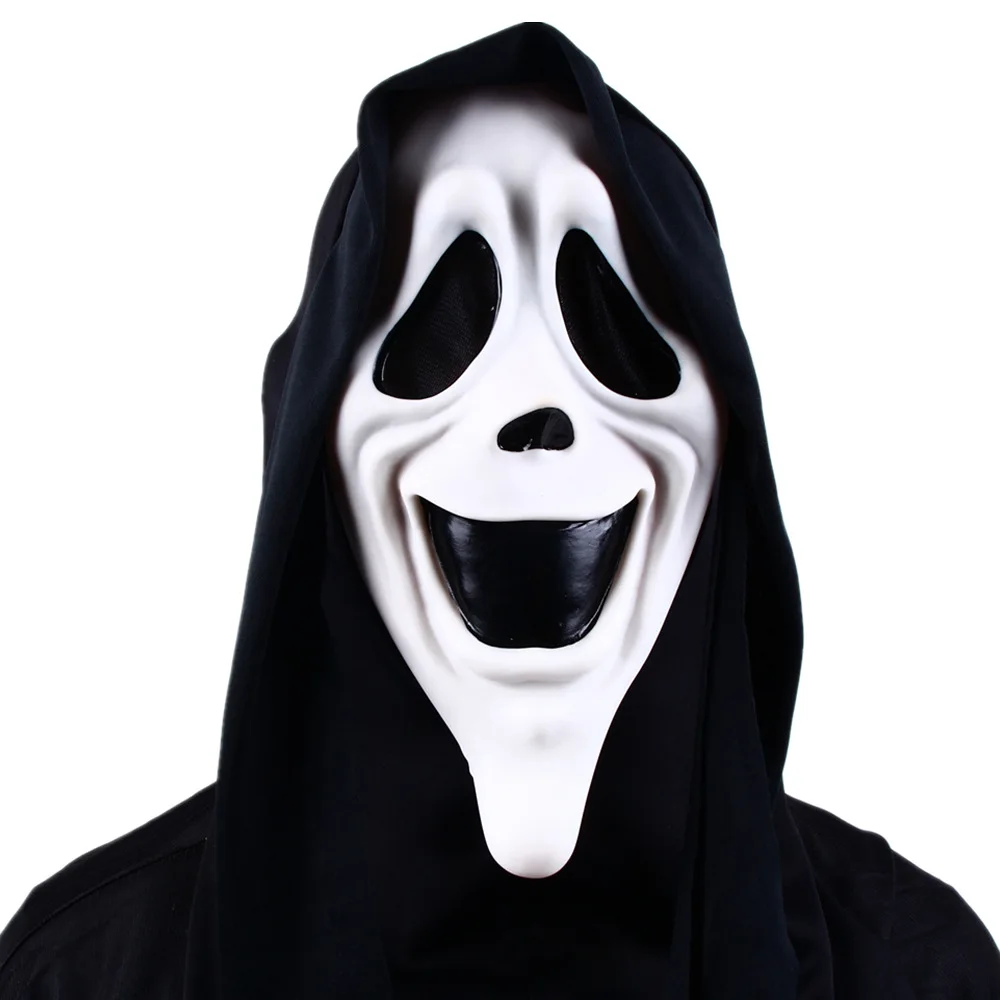 Custom Halloween Ghost Horror Death Scream Latex Mask Masquerade Party Headwear