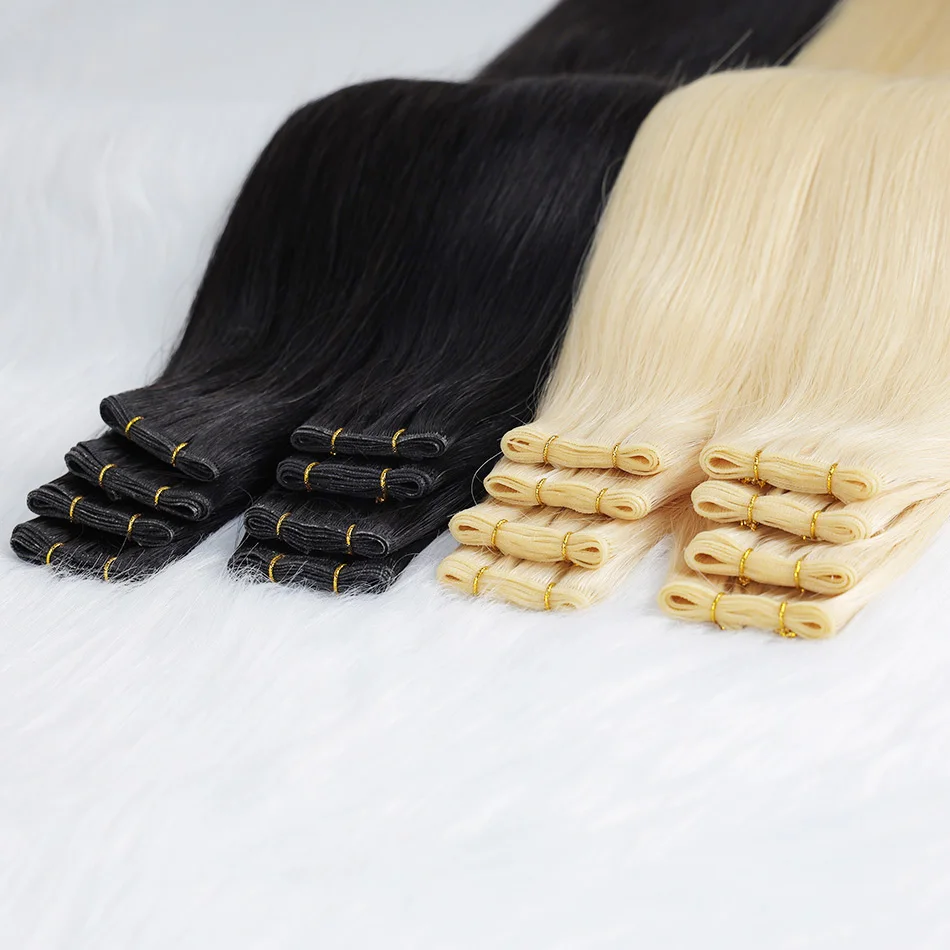 2024 New Invisible Weft Super Thinnest Invisible Can Be Cut Virgin Hair Seamless Genius Weft Extension No Return Hair