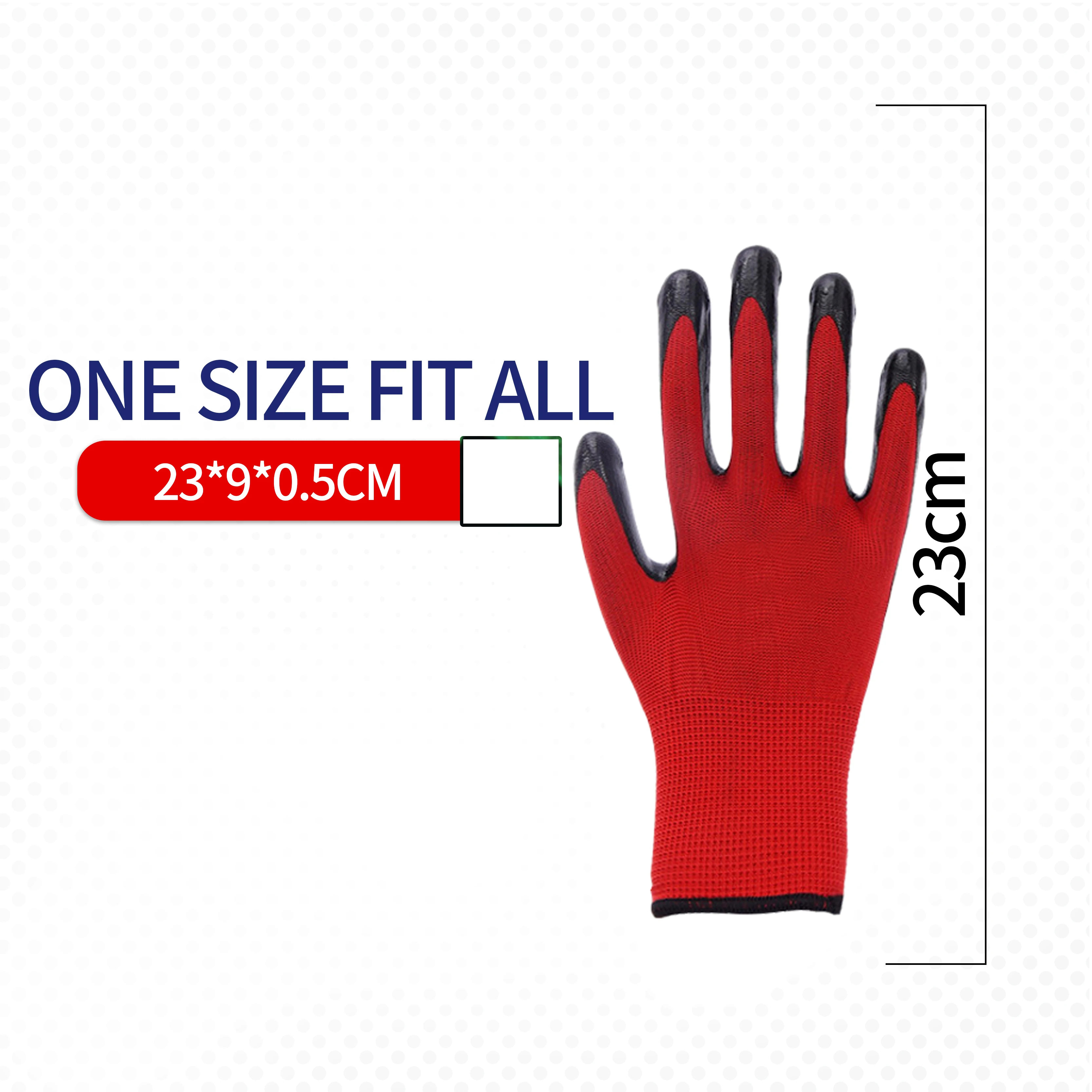Men industrial grip heavy duty safety hand latex wholesale construction rubber garden gloves & protective gear working gloves