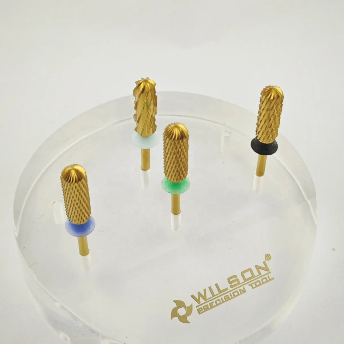 Retail Large Rounded Top bit safety Bottom Series tungsten carbide nail drill bit manicure tool pedicure diamond nail bits drill