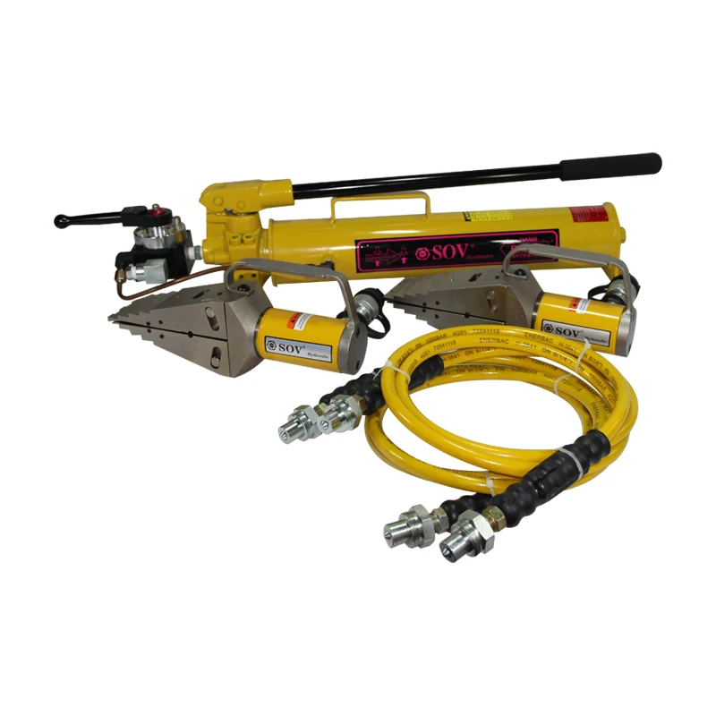 Maximum spread 65mm and 14T Split Type Hydraulic Flange Spreaders  for Pipeline commissioning, maintenance, testing