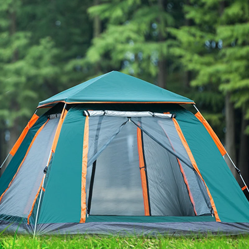 Premium Quality Self-Actuating Waterproof Outdoor Camping Sleeping Tent for 4 to 6 Persons
