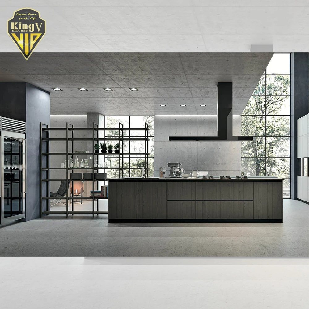 Modern style kitchen natural stone desktop high quality kitchen customization made in china