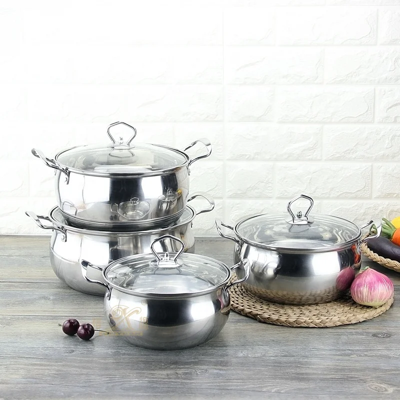 Дешевые Высококачественные корейские суповые кастрюли из нержавеющей стали подогреватель пищи кастрюля для приготовления