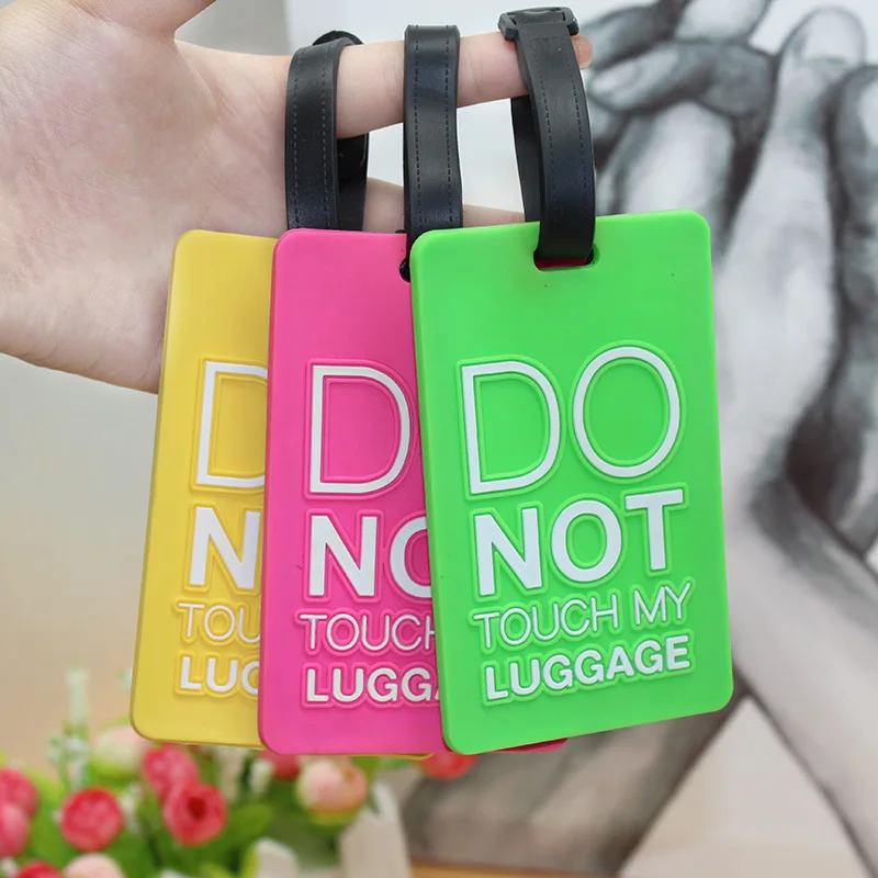 Custom Soft Rubber Pvc Baggage Tag Luggage Pvc Customized Novelty Cartoon Shaped Rubber School Bag Tags Luggage Tags