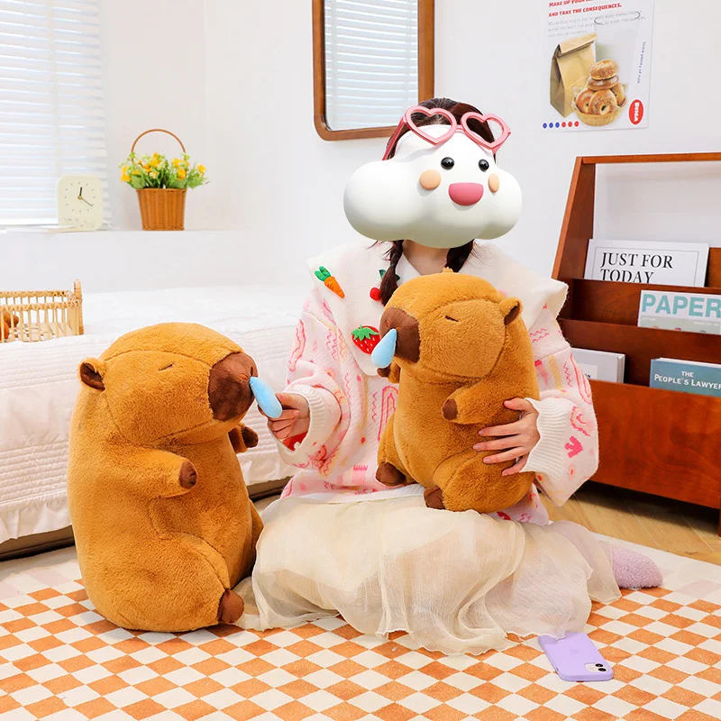 Capybara Pillow High Quality Custom Plush Toy Cute Interesting Stuffed Toys Gift For Children Kawaii Stuffed Animal Toy