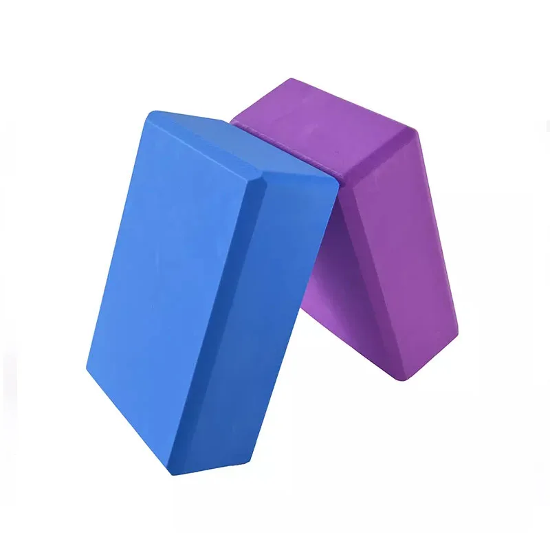 Custom Logo Pilates Yoga Blocks Set Thick Foam Eco Friendly Custom Colour Eva Yoga Blocks
