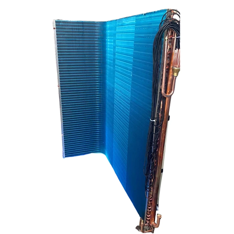 Customized Copper Tube Hydrophilic Fin Heat Exchanger Air Conditioner Condenser Coil
