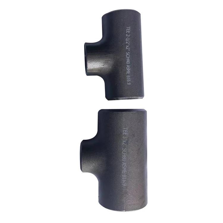 Hot Sale Custom Stainless/carbon steel 304 316 Weld reducing seamless tee