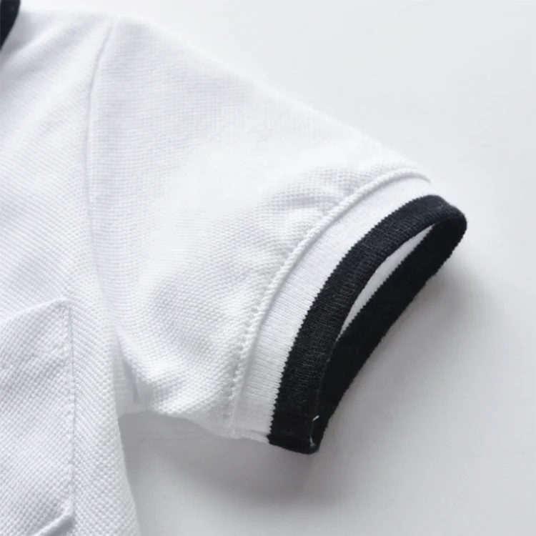 Летняя футболка и шорты из двух предметов, комплект с рукавами, рубашка поло, комплект детской одежды для мальчиков