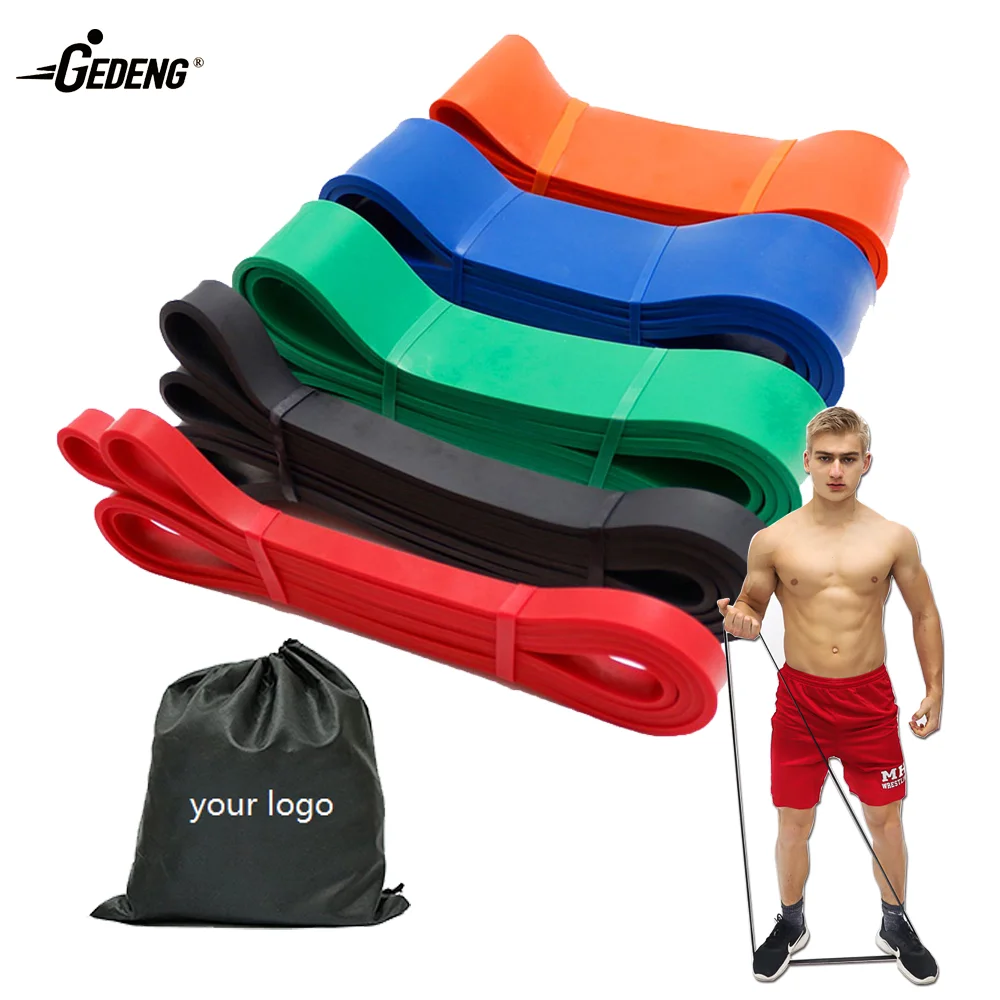 GEDENG heavy duty set power pull up band how to tie band for assisted pull ups