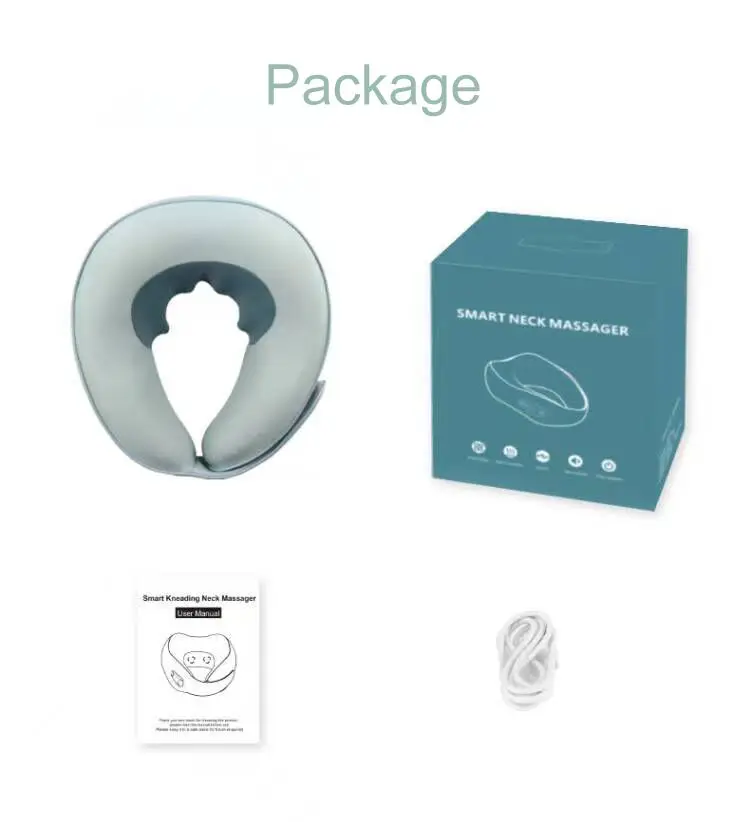 2022 Travel Best Selling Mini Portable Shiatsu Neck Massager Pillow With Heating Function For Travel, Office