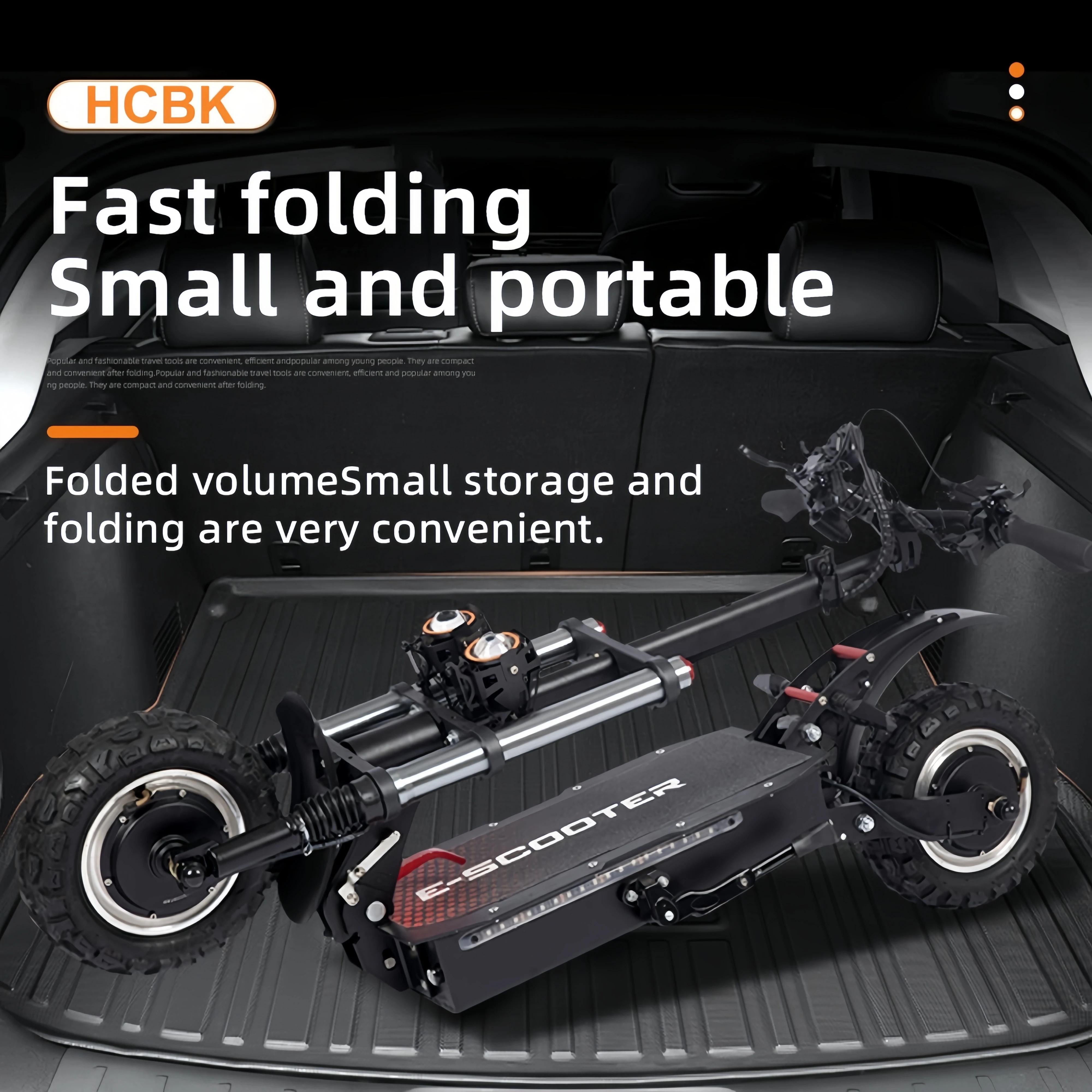 USA Canada Hot Sale 60V 6000w Folding Adult Electric Scooter with Seat