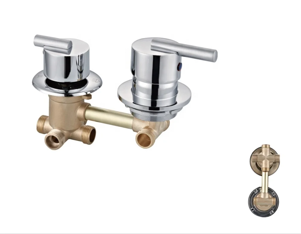High quality bath shower faucets wall mixer taps  sanitary water tap price