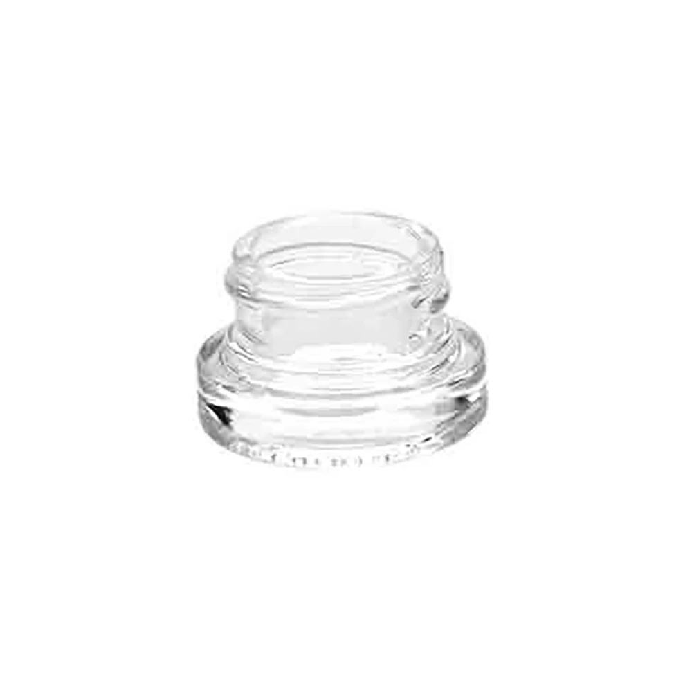 5 ml Clear Eye Cream Glass Jar Mini Face Cosmetic Glass with 37 mm finish
