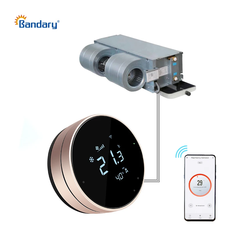 HVAC Smart Modbus WiFi Круглый термостат Tuya с внешним датчиком