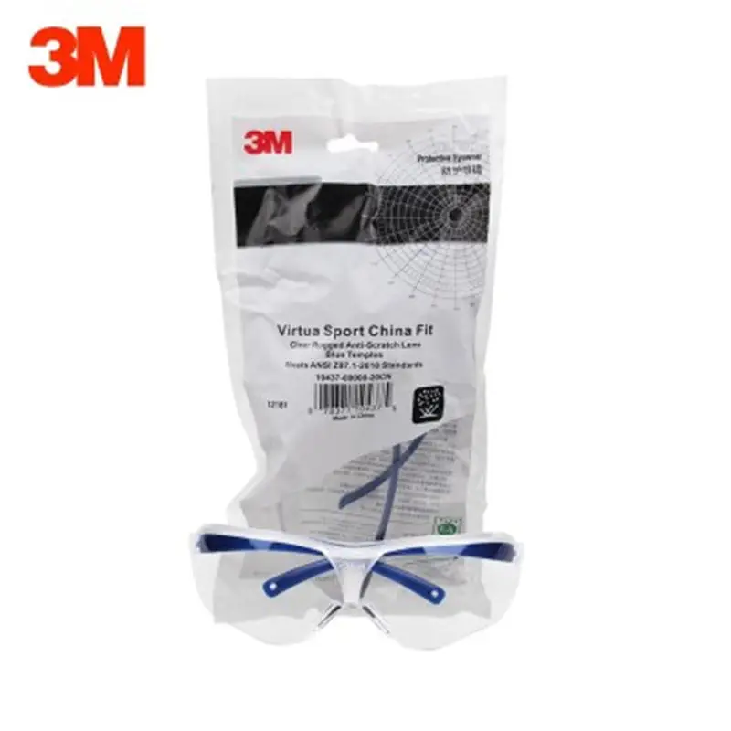 3M 10437 High Quality Eye Protection Product Safety Industry Glasses Anti-Fog Protective Goggles