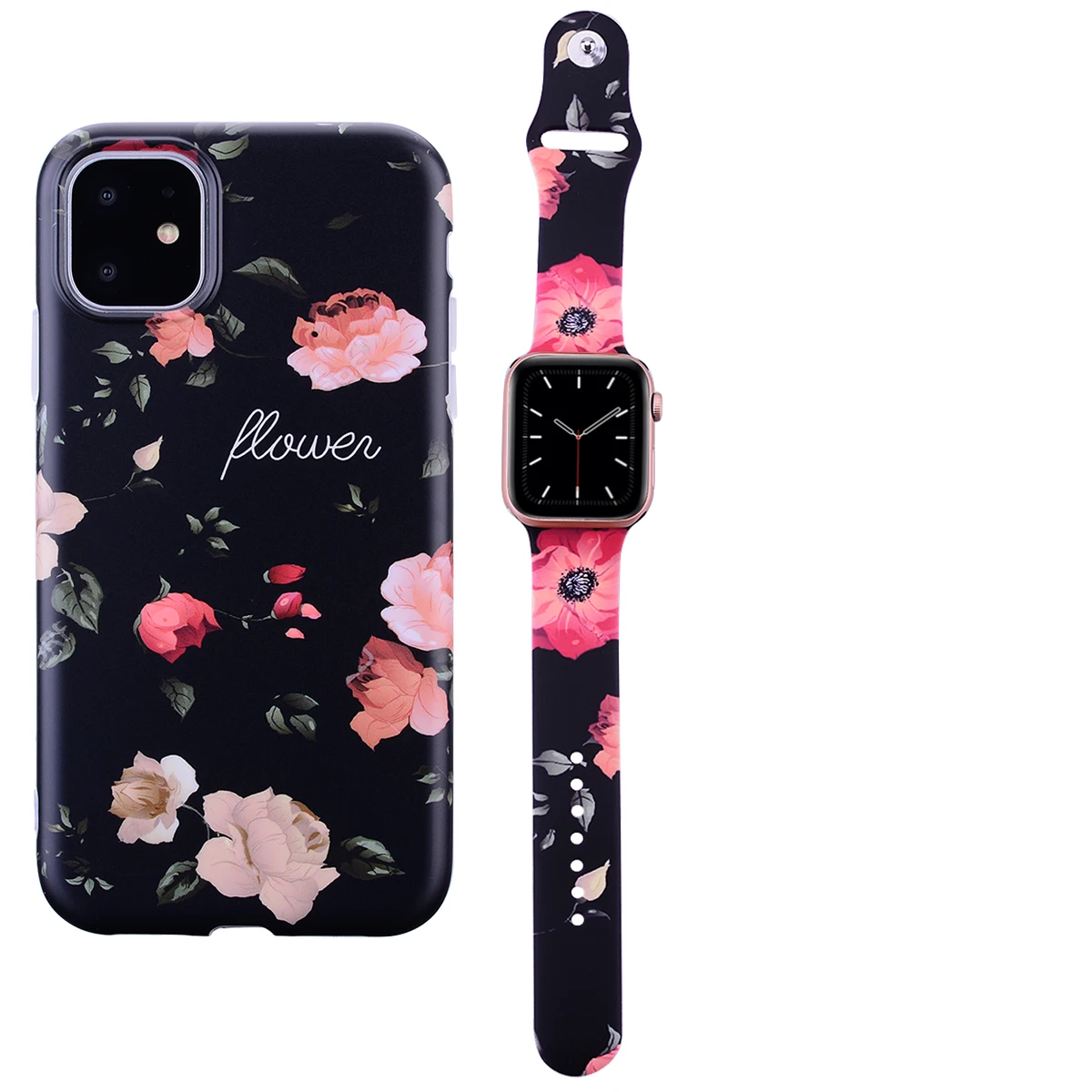  Дизайнерский силиконовый ремешок для часов с принтом 44 мм apple watch ремешки iwatch band 4 5 поддержка небольшой партии индивидуальная