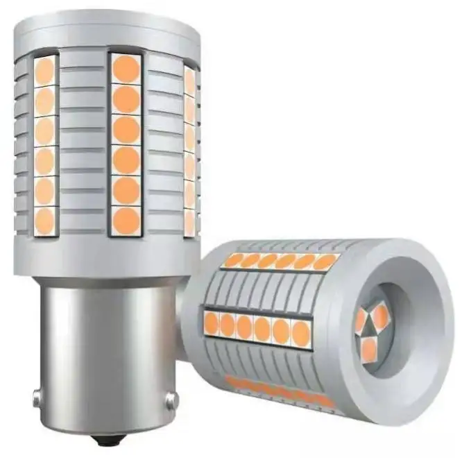 Оптовая продажа с завода 3156 7440 45smd 3030 поворотная лампа заднего хода белая 2 упаковки светодиодная лампочка красная без Hyper Flash 1156 Ba15s P21w