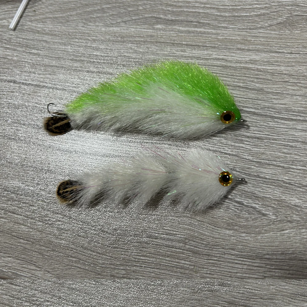 Baitfish Polar Game Changer Fly Articulated Fish Spine Fly Big Streamers for Trout Bass Pike Tarpon Saltwater Fishing Flies