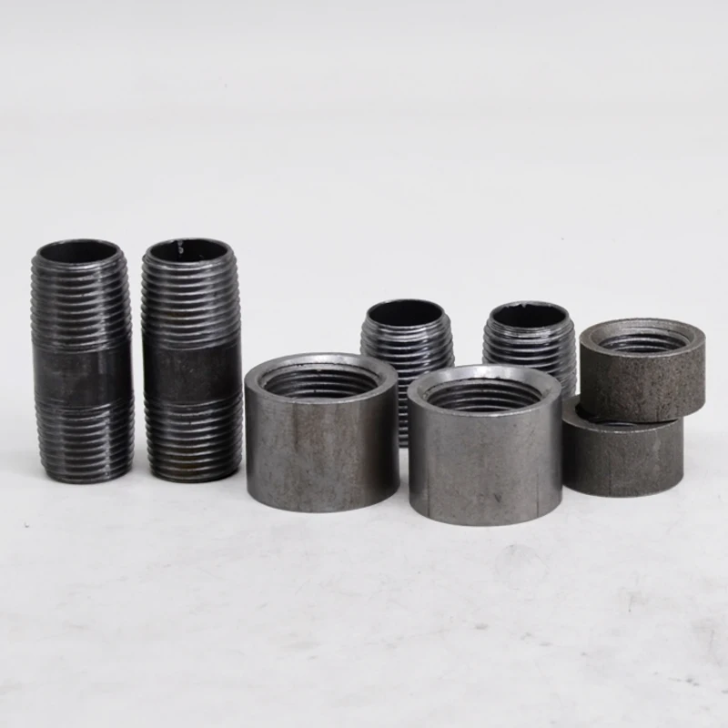 nipple pipe fittings galvanized thread male end nipple for plumber materials