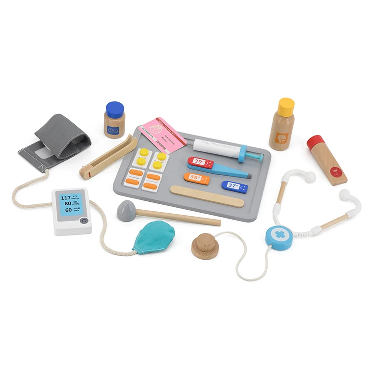 2021 г., детский деревянный комплект для ролевых врачей, игрушка для детей