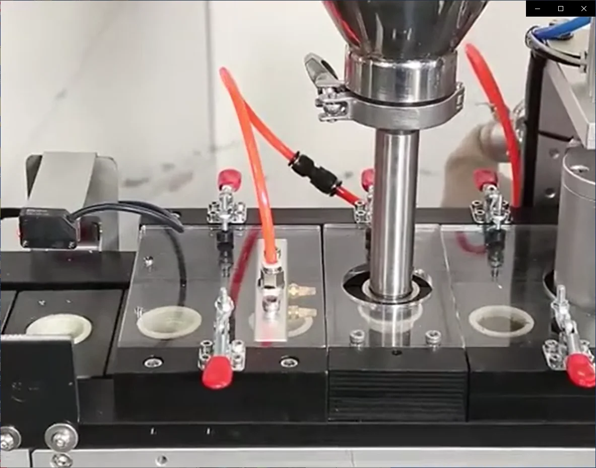 2021 Nespresso coffee capsule filling sealing machine Single Serve packaging machine Nespresso pod making machine